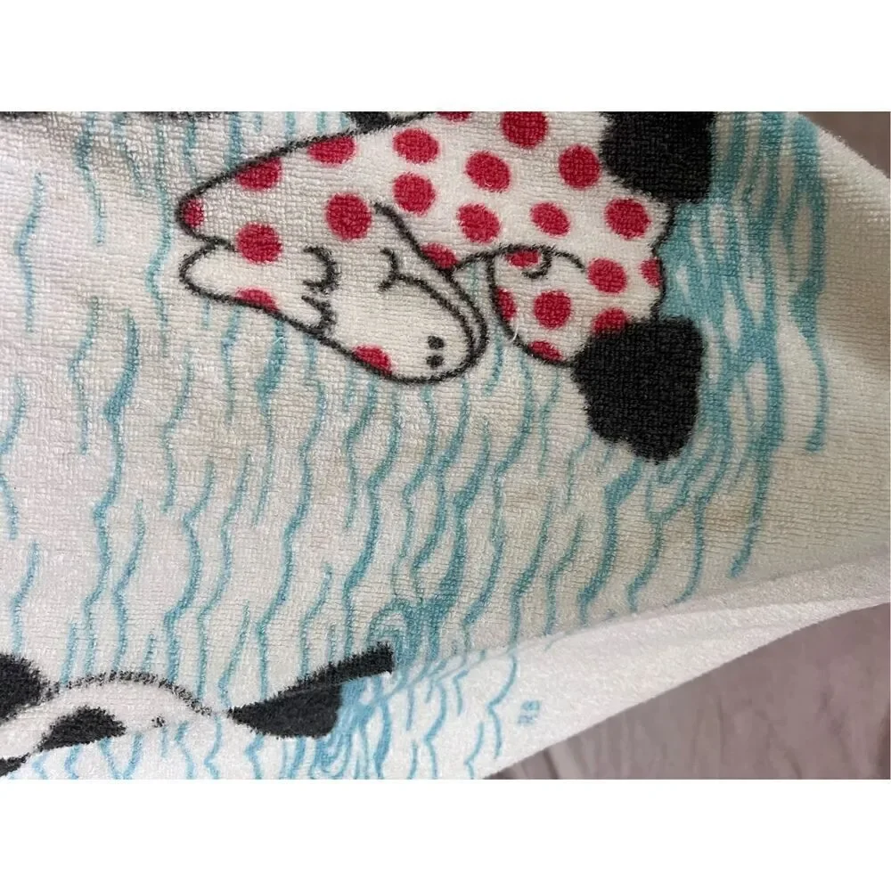 Vintage Beach Towel Pandas